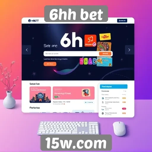 Interface e experiência do usuário no site 6hh bet