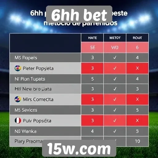 Comparação de métodos de pagamento no 6hh bet